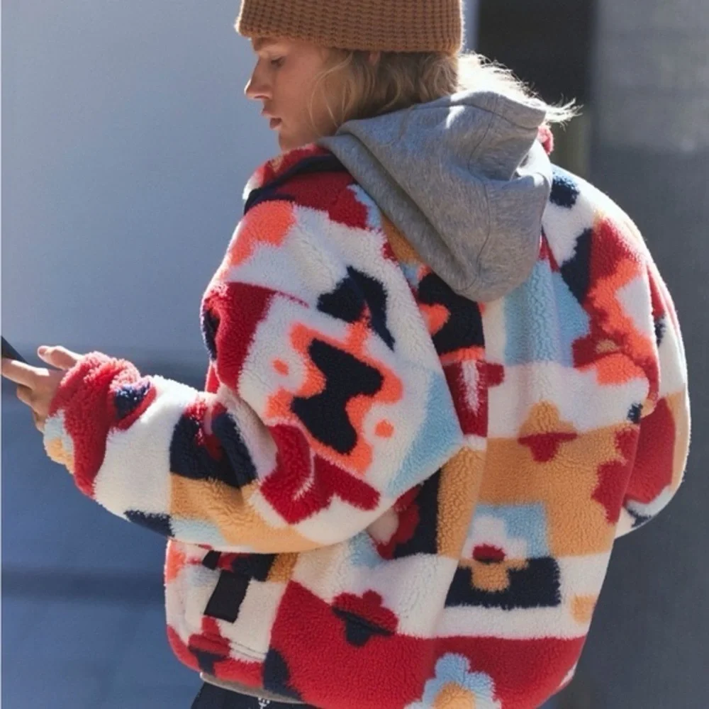 FREE PEOPLE NWT Coral Carpet Ski Jacket
